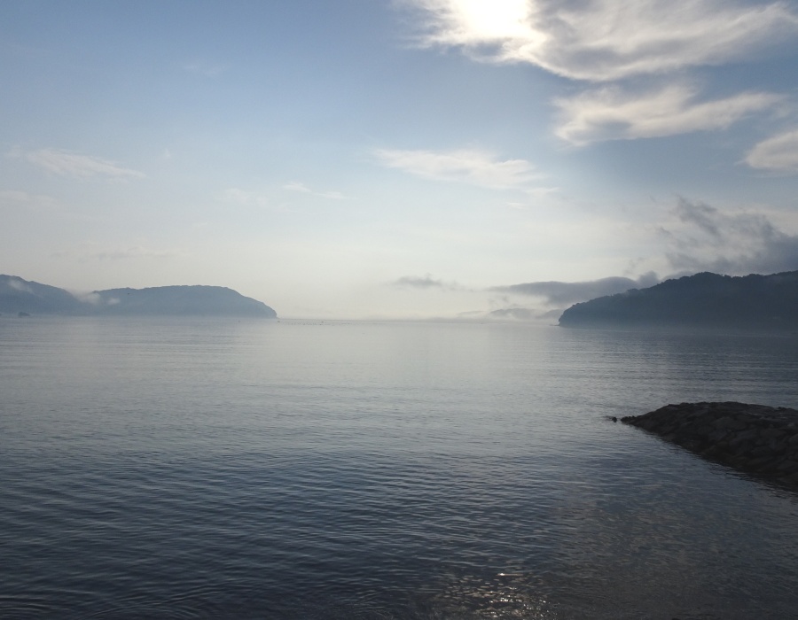 朝の根浜海岸