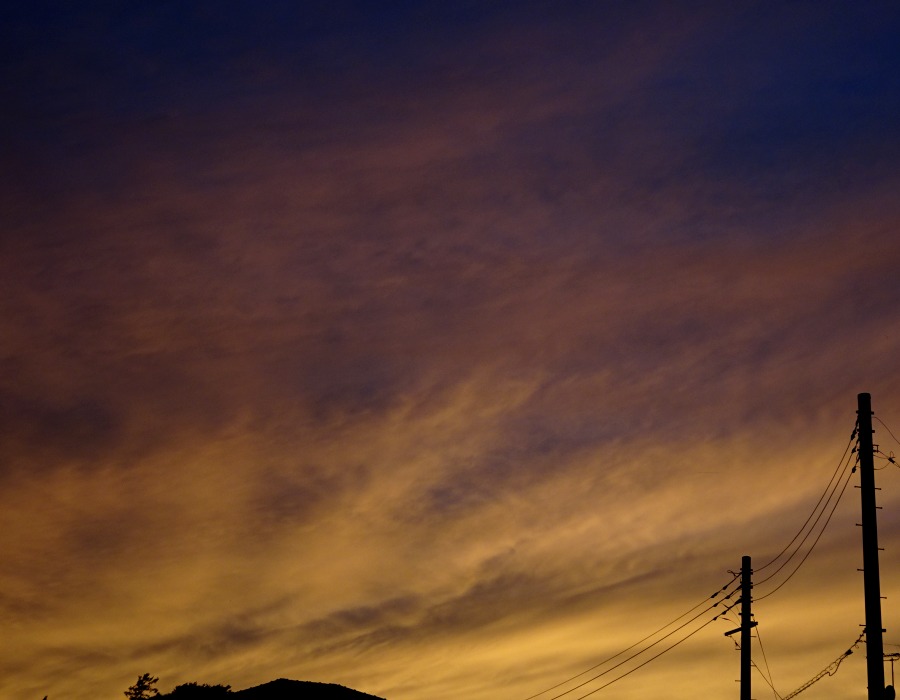 夕方の空